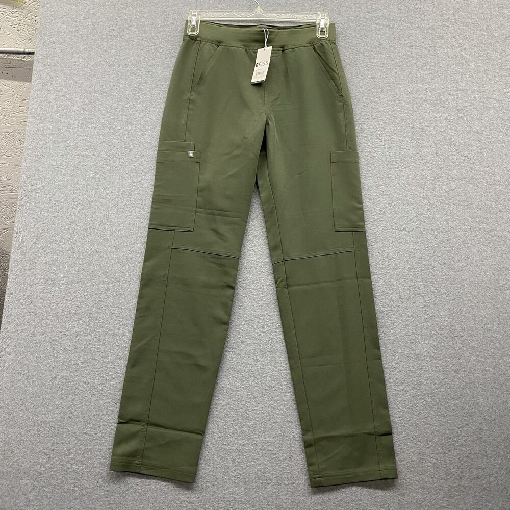 FIGS Axim Cargo Scrub Pants Men’s Small Moss Green PO 4949 Army Nurse NWT
